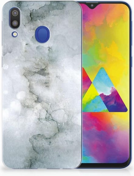 Hoesje maken Samsung Galaxy M20 (Power) Painting Grey