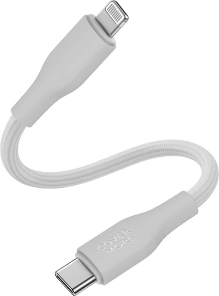 Usb C naar Lightning kabel - Oplaadkabel geschikt voor iPhone 14 13 12 11 x - Snellader - Datakabel - Power delivery - Kort - Stevig - Wit