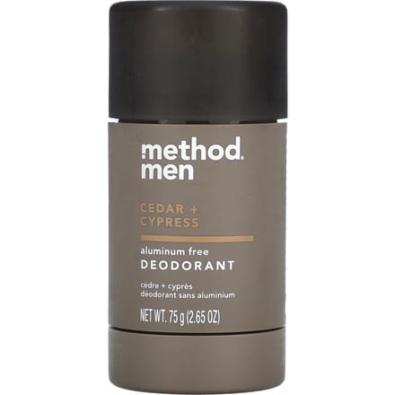 Method, Men's, Deodorant, Cedar + Cypress, 2.65 oz (75 g)