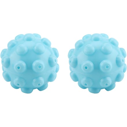 2 stuks/set blauwe PVC herbruikbare ballen wasgoed wassen wasverzachter bal accessoires white