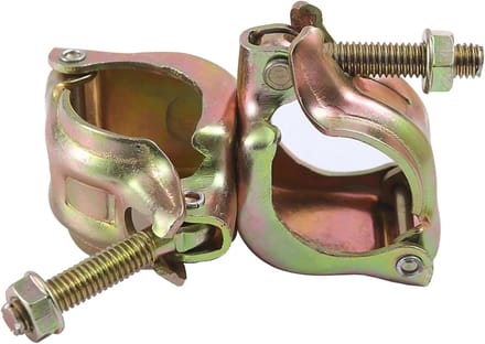Draaikoppeling 48 x 48 mm voor steigerklemmen met 90° bevestiging
