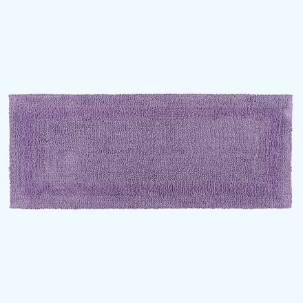 Homescapes badloper lila 40x100 cm gemaakt van 100% katoen