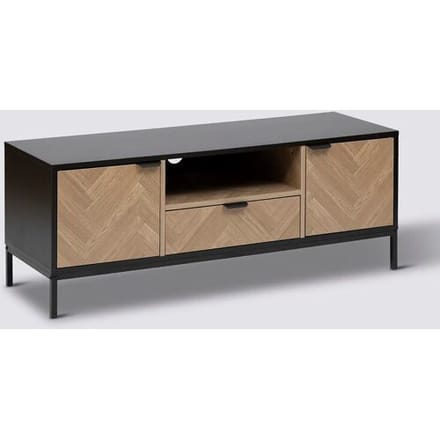 5five Chevrons TV-meubel - Spaanplaat, 120 x 40 x 45 cm