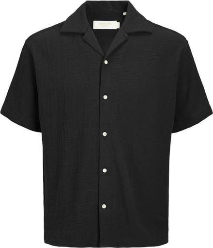 JACK&JONES - JJECOBA STRIPE RESORT SHIRT SS SN - Heren - Overhemden