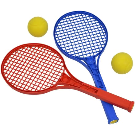 Mini tennisrackets + 2 ballen Sporti Frankrijk (x2)