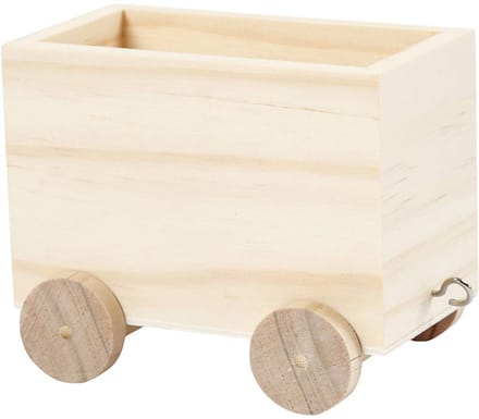 Treinwagon. H: 8 cm. L: 9.5 cm. B: 6.5 cm. 1 stuk