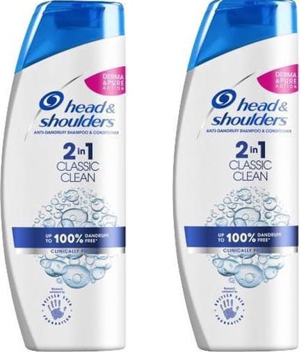 Head & Shoulders Shampoo - 2in1 Classic Clean - 2 x 450 ml
