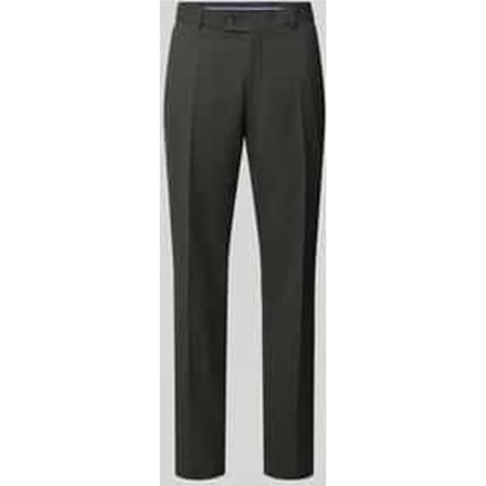 Pantalon van scheerwol met persplooien