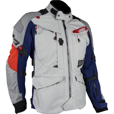 Leatt ADV MultiTour 7.5 Royal Lichtgrijs Blauw Rood Waterdichte Textieljas - Jas