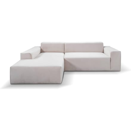 Hoekslaapbank Nina links velvet | NADUVI Collection