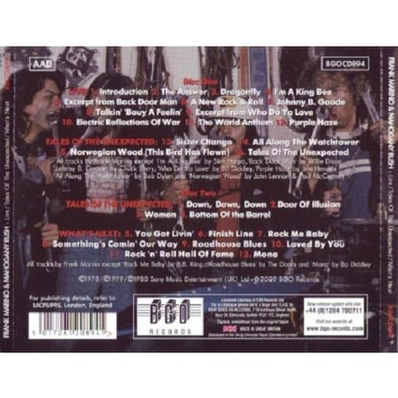 Live/Tales Of The Unexpected/What's Next - Frank Marino & Mahogany Rush