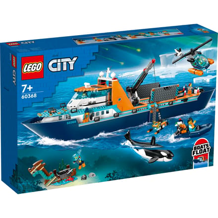 LEGO City Poolonderzoeksschip Groot Drijvend Boot Speelgoed Set voor Kinderen 7+ - 60368