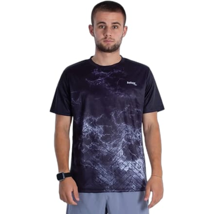T-shirt Softee Trionic Zwart/Grijs - S