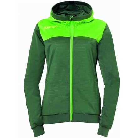 Kempa Emotion 2.0 Jas met Capuchon Dames Dragon Groen-Hope Groen Maat M