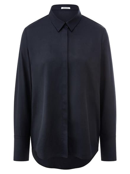 Blouse Van Peter Hahn blauw