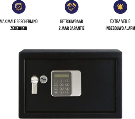 Yale - Elektronische Gastenkluis Alarm - Medium - Standard Protection