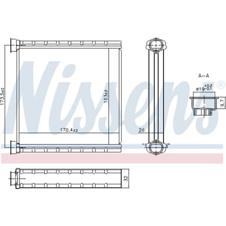 Waterverwarmer NISSENS 707278