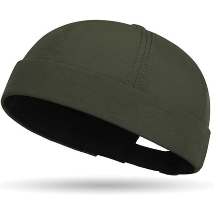 Mode Effen Kleur Mutsjes Skullcap Docker Cap Zeemansmuts Mannen Vrouwen Bucket Hat Randloze Muts Verstelbare Papa Hoed black
