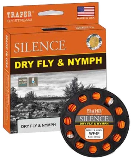 Traper Fly Silence Dry Fly&nymph Floating Vliegvissnoer 27.5 M Transparant Line 3