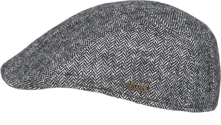 Hatland Savas Grey/Black Peaky Blinders Pet   (Maat: L) - Grijs,Zwart