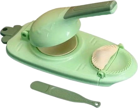 Bovista Dumpling Maker Set - Dumplings Machine - Dumpling Vorm - Raviolimakers - Ravioli - Uitsteker - Snijder - Pastei Maker - Empanada Maker - Groen