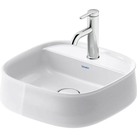 Duravit Zencha countertop sink 42 x 42 cm, with tap hole bench 2374420071