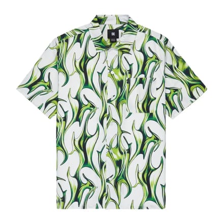 Dc Shoes Full On Resort Overhemd Met Korte Mouwen Wit L Man