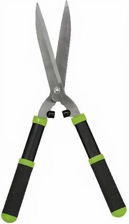 heggenschaar 25 cm staal/rubber zwart/groen