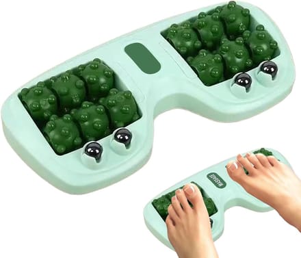 Voet Roller Massager - Voetroller Ontspanning - Voet Herstel - Ergonomische Knooppunten - 29 x 15 x 4 cm - Grijs