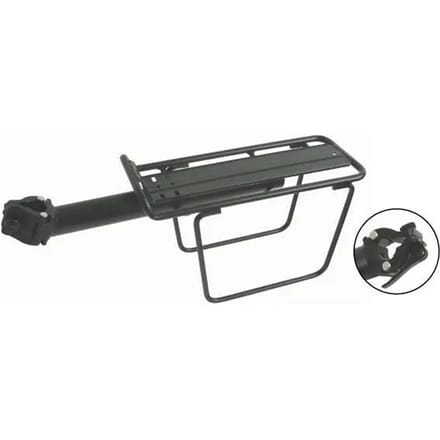 Massi Carrier Cm-03 Aluminium Adjustable Max 31.6 Mm Bagagedrager Zwart