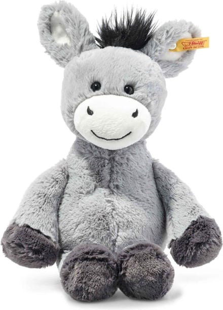 Steiff knuffel Soft Cuddly Friends Dinkie ezel grijsblauw - 30 cm