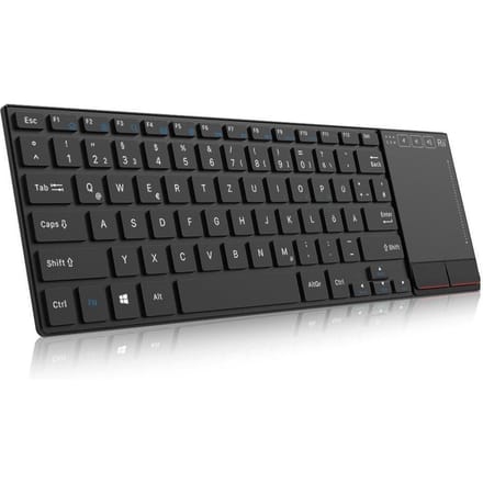 Rii mini K22 comfortabel slim-size keyboard met functietoetsen en touchpad