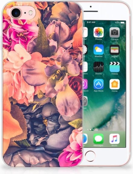 iPhone SE 2022 | SE 2020 | 8 | 7 TPU Case Bosje Bloemen
