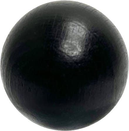 Boulemaus Jeu de Boules - Pétanque buts van beukenhout - Zwart - 30mm
