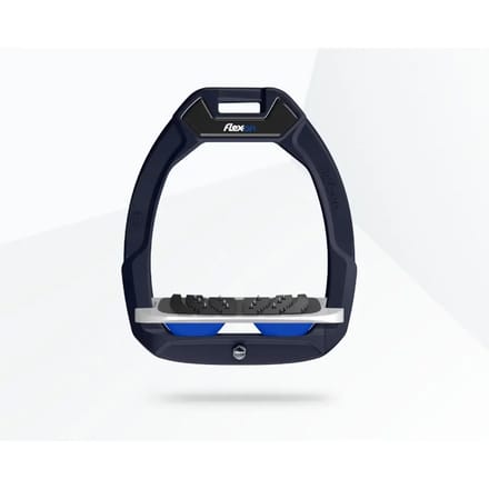 Veiligheidseisen voor de ruitersport, schuin Ultra Grip Groen/Grijs/Blauw Flex-On Safe-On