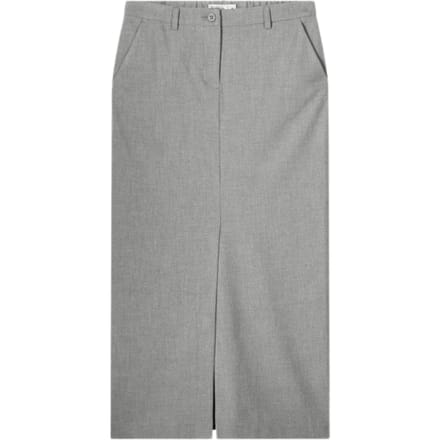 Summum Skirt Viscose Blend Stretch Rokken Grijs 6s1296-12072