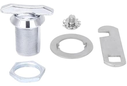 Allecto - Zinc Alloy Thumb Cam Lock - Duurzame Swing Button Lock voor Machinekasten
