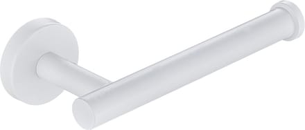 Wc-rolhouder mat wit rond zonder klep