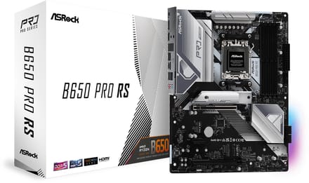 ASRock B650 Pro RS Moederbord - AMD B650 - AMD AM5 - DDR5 RAM - ATX
