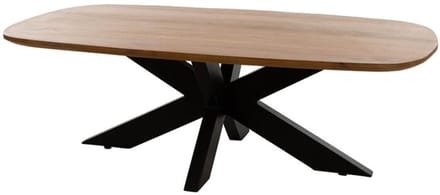 Salontafel Akagi deens ovaal mangohout 120x70 cm - Naturel