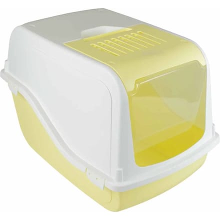 Kattentoilet Sybil met filter en schepje 57x38x38cm giallo
