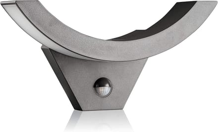 LED Buitenlamp met Bewegingssensor - Wandlamp Anthraciet IP54 15W 930lm Koud Wit 5800K