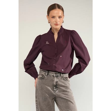 Nümph 7073 nutenja v-neck shirt fig