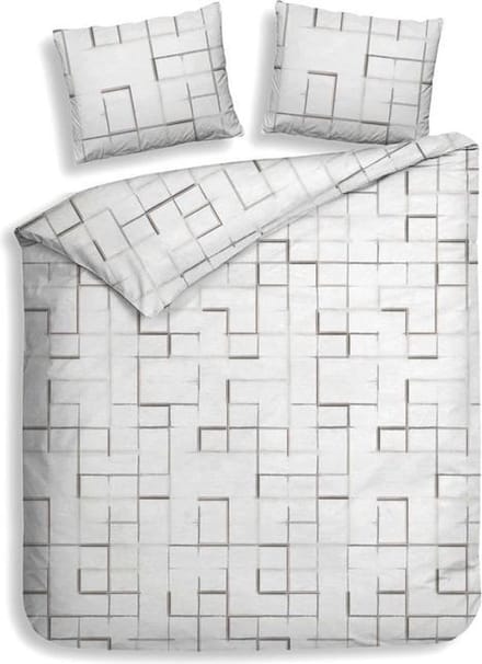 Heckett & Lane Stambler - Dekbedovertrek - Eenpersoons - 140x200/220 cm - Grey