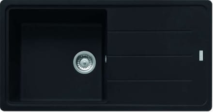 Franke Basis - Fragraniet spoelbak BFG 611, 97x50 cm, mat zwart 114.0661.511