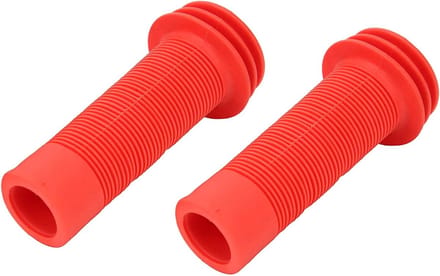 Kinderfiets Handgrepen - Stuur Gripjes - Veilig Fietsen - Antislip Ontwerp - 22 mm - Rood