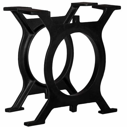 vidaXL - Salontafelpoten - 2 - st - O-frame - gietijzer