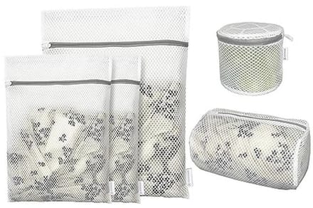 5-pack deluxe honingraat waszakken voor delicate kleding