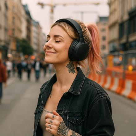 Grundig Bluetooth Hoofdtelefoon – Draadloze Over-Ear Koptelefoon met Active Noise Cancelling (ANC), Ingebouwde Microfoon, 36 uur speeltijd – Bluetooth 5.3 – Zwart
