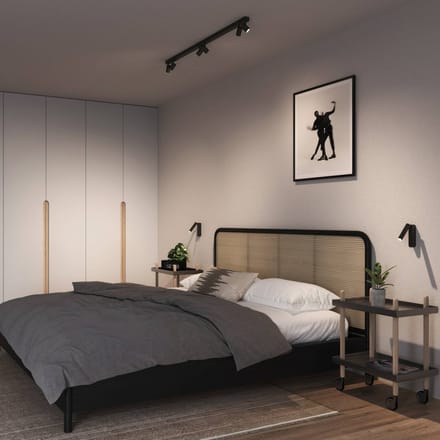 Wever & Ducré Lighting WEVER & DUCRÉ LED plafondspot Ceno 6.0, zwart, 2.700 K